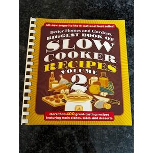 Better Homes and Gardens Slow Cooker Recipes Cookbook Volume 2 Spiral 2006‎